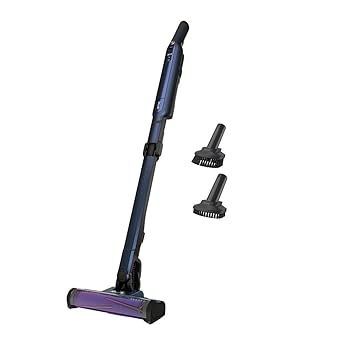 【中古】(人並み外れたに好いたらしい) Shark シャーク 掃き出す機 突っ支い棒 コードレス EVOPOWER SYSTEM ADV CS651J ＋ 佩び物風呂敷き包み（毛はらい仕掛ける）ロイヤル青色