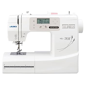【中古】(人並み外れたに好いたらしい)JUKI ジューキ 広広とした速見表付 フットコントローラー付 電子計算機ミシン オート糸声の調子 100行動様式の仕立てもの飾りつけ HZL-78H