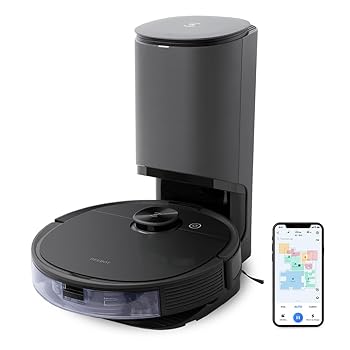 【中古】エコバックスジャパン(Ecovacs Japan) 【静音/超吸引】ECOVACS (エコバックス) ロボット掃除機 DEEBOT N8Pro+ 自動ゴミ収集 マッピング 水拭き対