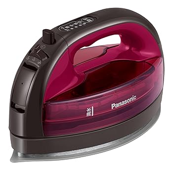【中古】パナソニック(Panasonic) 【2023最新型 コードレス】パナソニック コードレススチーム Wヘッドアイロン セラミックコート 除菌 ブラウンピンク｜GoodLifeStore