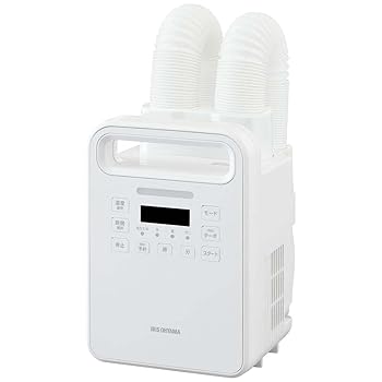 【中古】アイリスオーヤマ(IRIS OHYAMA) ふとん乾燥機 ハイパワーツインノズル 新生活 KFK-402-W ホワイト