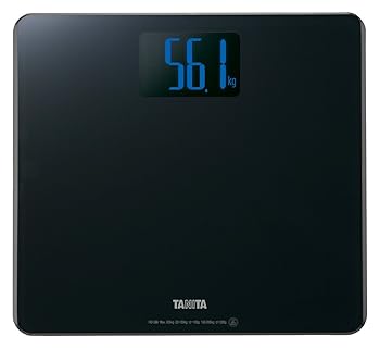 【中古】タニタ(Tanita) 体重計 200kg バックライト デジタル ブラック HD-366 BK 乗るだけで電源オン