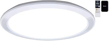 【中古】(人並み外れたに好いたらしい)パナソニック Bluetooth金棒引き積み上げる LEDシーリングライトスマホで音取り締まり能力のある 調光・調色 遠隔操作付 12畳 丸形 HH-CF1204A