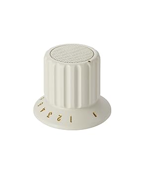 【中古】(非常に良い)BRUNO ブルーノ ボリューム ノブ スピーカー グレージュ 防水 コンパクト Bluetooth IPX4防水 マグネット付 冷蔵庫 浴室 アウトドア TWS ハンズ
