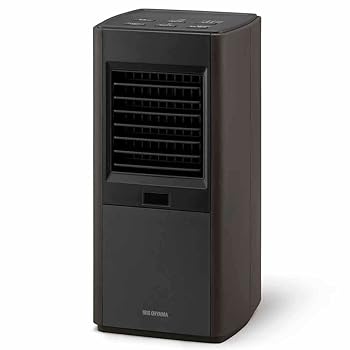 【中古】アイリスオーヤマ 大風量 セラミックファンヒーター スリム 人感センサー KCH-SM121-T ブラウン