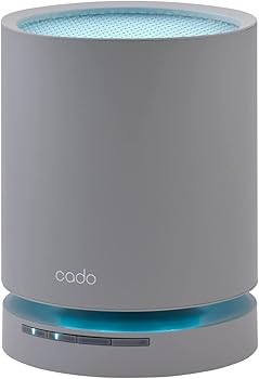 【中古】(人並み外れたに好いたらしい)cado（カドー） LEAF 130（クールグレー） 空気の状態汚れのない機  除菌 消臭 パウダーコンパクト 室内装飾 臥し所