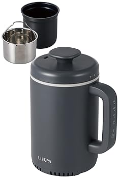 【中古】(非常に良い)エレコム IH炊飯器 小型 1合炊き コンパクト設計 低糖質モード 一合厚釜採用 ひとり暮らし用 ケトルサイズ LiFERE ブラック HAC-RCIH01BK