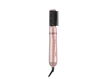 【中古】テスコム ヘアドライヤー カールドライヤー マイナスイオン 軽量 22mm ブラシ ラク抜きプラグ ピンクゴールド TC330A-N