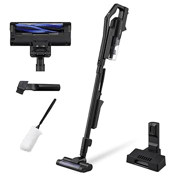 【中古】(非常に良い)アイリスオーヤマ 充電式サイクロンスティッククリーナー掃除機 コードレス 静電モップ 軽量 人気 SCD-R2P-B ブラック