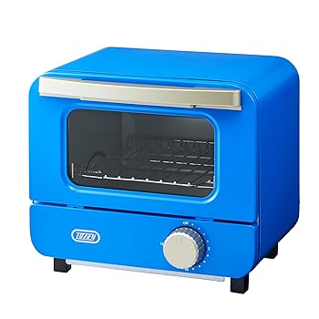 【中古】(非常に良い)【Toffy/トフィー】 オーブントースターミニ K-HTS1 食パン1枚分 ビビッド カラーバリエーション豊富 家電 フレンチブルー 8,982円