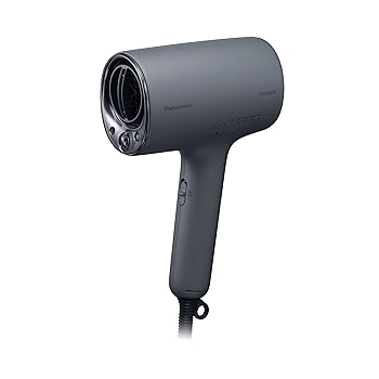 【中古】パナソニック ヘアドライヤー ナノケア EH-NA0K-K 高浸透ナノイー&ミネラル搭載 コンパクト ナイトキャップノズル チャコールブラック｜GoodLifeStore