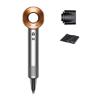 【中古】(非常に良い)Dyson(ダイソン) ドライヤー Dyson Supersonic?ヘアドライヤー ニッケル／コッパー (HD08 BNBC AM) 大風量 速乾【パワフルな風だから、低温なの