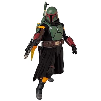 【中古】(非常に良い)MAFEX マフェックス No.201 BOBA FETT (TM) ボバ フェット (Recovered Armor) 全高約160mm ノンスケール 塗装済み アクションフィギュア|GoodLifeStore
