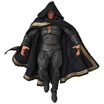 【中古】(人並み外れたに好いたらしい)MAFEX マフェックス No.224 BLACK ADAM 黒いことアダム 全高約165粍 ノン規摸 ペンキ塗り済み 行動図形