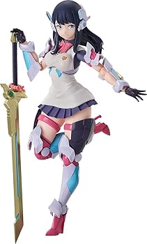 【中古】Hyper Body 劇場版『グリッドマン ユニバース』 宝多六花 Grid Tector Ver. ノンスケール プラスチック製 塗装済み可動フィギュア