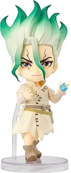 【中古】(非常に良い)TAMASHII NATIONS Figuarts mini Dr.STONE 石神千空 約100mm PVC&ABS製 塗装済み可動フィギュア BAS59512｜GoodLifeStore