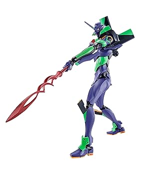 【中古】(非常に良い)TAMASHII NATIONS ROBOT魂 エヴァンゲリヲン [SIDE EVA] エヴァンゲリオン初号機+カシウスの槍 (リニューアルカラーエディション) 約170mm ABS&P