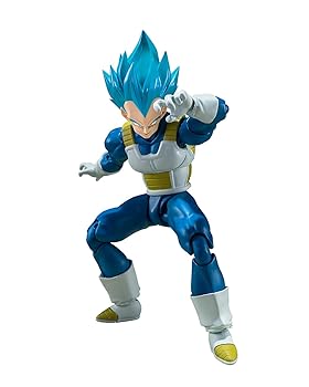 【中古】TAMASHII NATIONS S.H.フィギュアーツ ドラゴンボール超 スーパーサイヤ人ゴッドスーパーサイヤ人ベジータ-貫き通すサイヤ人の誇り- 約135mm PVC