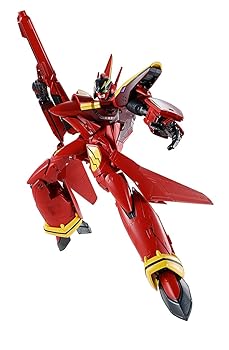 【中古】TAMASHII NATIONS HI-METAL R マクロス7 VF-19改 ファイヤーバルキリー 約150mm PVC&ABS&ダイキャスト製 塗装済み可動フィギュア