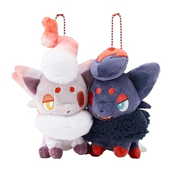 【中古】ポケモンセンターオリジナル 磁石でくっつくペアマスコット にたものどうし ゾロア＆ヒスイゾロア