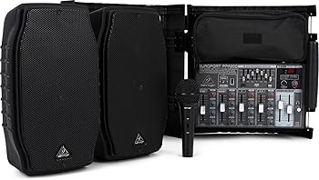 【中古】Behringer ポータブルPAシステム 超軽量デザイン KLARK TEKNIK製FX内蔵 FBQ機能搭載 マイク PPA200|GoodLifeStore