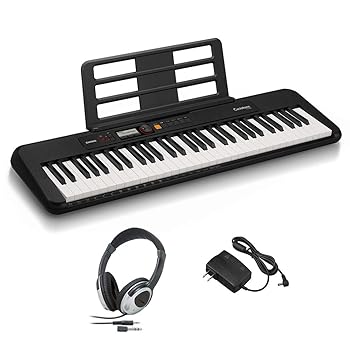 【中古】CASIO CT-S200 BK ヘッドホンセット 61鍵盤 Casiotone キーボード 電子ピアノ