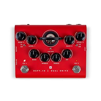 【中古】(非常に良い)Blackstar ブラックスター ギターエフェクター デュアル オーバードライブ DEPT.10 DUAL DRIVE 三極真空管 ECC83 使用