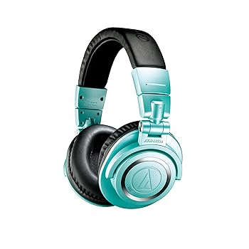 【中古】(非常に良い)オーディオテクニカ ワイヤレスヘッドホン 限定カラー ATH-M50xBT2 IB 45mm大口径ドライバー / Bluetooth5.0 AAC/LDAC/低遅延モード/ビームフォ