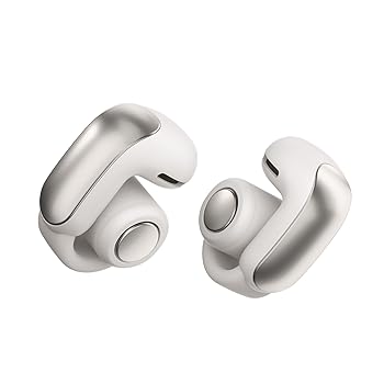 【中古】Bose Ultra Open Earbuds 空間オーディオ イヤホン オープンイヤー 完全 ワイヤレス Bluetooth接続 マイク 最大7.5時間再生 防滴 ホワイトスモー
