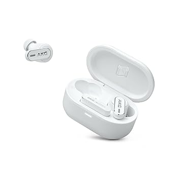 【中古】(非常に良い)AKG N5 HYBRID ワイヤレスイヤホン ハイレゾ LDAC LC3Plus 2.4GHz ドングル High-Res ノイズキャンセリング 外音取込 iPhone15 AKGN5HYBRIDWHT(