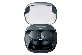 【中古】(非常に良い)audio-technica ATH-CKS50TW2 BK 完全ワイヤレスイヤホン bluetooth マグネティックスイッチ機能 最大約65時間再生 IP55 防水防塵 マルチポイン｜GoodLifeStore