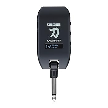 【中古】BOSS ボス KATANA:GO ヘッドフォン・ギター・アンプ ベース対応 60種類以上のエフェクト搭載 有機ELディスプレイ チューナー搭載 Bluetooth接続