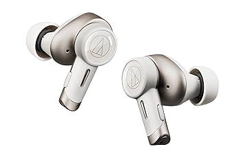 【中古】オーディオテクニカ ATH-TWX9MK2 WH(E) ノイズキャンセリング ワイヤレスイヤホン Bluetooth 完全ワイヤレス マイク 最大約18.5時間再生 ワイヤ|GoodLifeStore