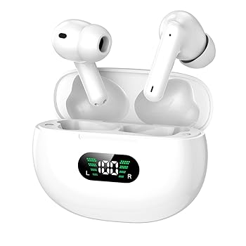 【中古】Bluetoothイヤホン ワイヤレスイヤホン AIスマート ENC通話 IPX7防水 最大60時間再生 2025年最新Bluetooth6.0 ブルートゥースイヤホン 全音域HI-