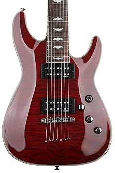【中古】(非常に良い)Schecter シェクター Omen Extreme-7 エレキギター (Black Cherry) エレキギター エレクトリックギター （並行輸入）