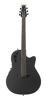 【中古】(非常に良い)Ovation 1868TX Black エレアコギター エリートTXシリーズ オベーション