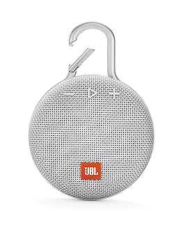 【中古】(非常に良い)JBL CLIP3 Bluetoothスピーカー IPX7防水/パッシブラジエーター搭載/ポータブル/カラビナ ホワイト JBLCLIP3WHT 【国内正規品】
