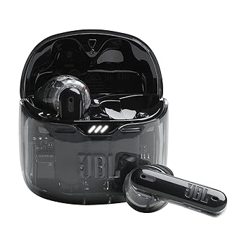 【中古】JBL TUNE FLEX GHOST ワイヤレスイヤホン bluetooth 2ウェイ装着/ノイズキャンセリング/IPX4/ブラック/JBLTFLEXGBLK｜GoodLifeStore