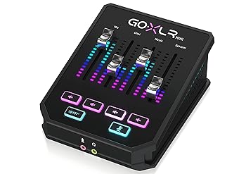 【中古】TC HELICON MIDASプリアンプ搭載 オンライン配信用ミキサー &USBオーディオインターフェイス GO XLR MINI【国内正規品】