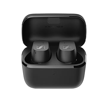 【中古】ゼンハイザー Sennheiser ワイヤレスイヤホン bluetooth CX True Wireless ブラック 自社開発7mmドライバー 左右独立使用可 IPX4 通話 Bluetooth
