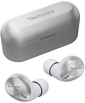 【中古】(非常に良い)テクニクス ワイヤレスイヤホン EAH-AZ40-S シルバー bluetooth マルチポイント IPX4 アプリ対応