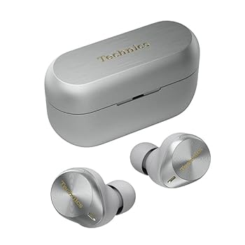 【中古】テクニクス ワイヤレスイヤホン EAH-AZ80-S シルバー bluetooth ノイズキャンセリング 3台マルチポイント IPX4 LDAC対応 ハイレゾ音質再生 急速