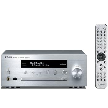【中古】(非常に良い)ヤマハ ネットワーク CDレシーバー AirPlay/MusicCast 対応 Wi-Fi内蔵 シルバー CRX-N470(S)
