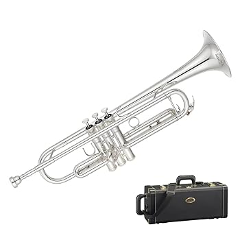 【中古】(非常に良い)YAMAHA/YTR-850S ヤマハ カスタム トランペット 銀メッキ仕上げ イエローブラス