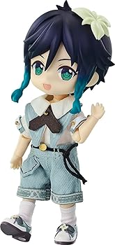 【中古】(非常に良い)ねんどろいどどーる 原神 ウェンティ 青嵐の悠歌Ver. ノンスケール 布&磁石&合金&プラスチック製 塗装済み可動フィギュア