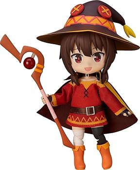 【中古】(非常に良い)ねんどろいどどーる TVアニメ「この素晴らしい世界に祝福を！３」 めぐみん ノンスケール プラスチック製 塗装済み可動フィギュア