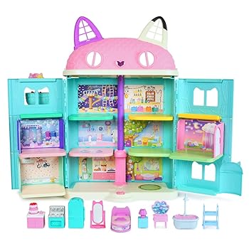 【中古】(非常に良い)タカラトミー(TAKARA TOMY) ギャビーのドールハウス 大きなネコちゃんハウス ニャンタスティックギフトセット 3つのおへや