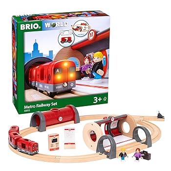 【中古】(人並み外れたに似つかわしい)BRIO (ブリオ) メトロレールウェイセット [全20天下太平] 33513 客体馬齢 3歳~ 【手あそび 手あそび 木製手あそび 鉄道車両 軌跡仕掛ける 見晴らし一部分 プレ