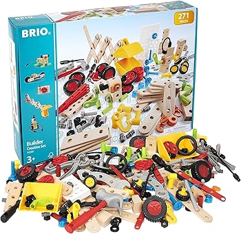 【中古】BRIO (ブリオ) ビルダー クリエイティブセット 34589 対象年齢 3歳~ 「全271ピース」 【おもちゃ 玩具 木製おもちゃ ブロック 大工遊び ごっこ遊