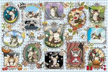 【中古】1000ピース ジグソーパズル わちふぃーるど ベイビーダヤンズ・ギャラリー(50x75cm)
